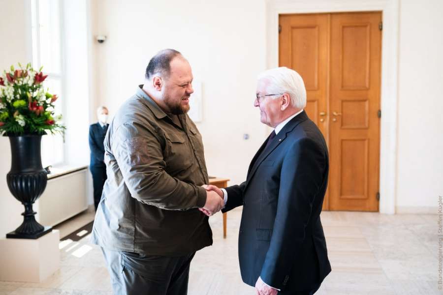 Руслан Стефанчук зустрівся із Федеральним Президентом Німеччини Франком-Вальтером Штайнмаєром 
